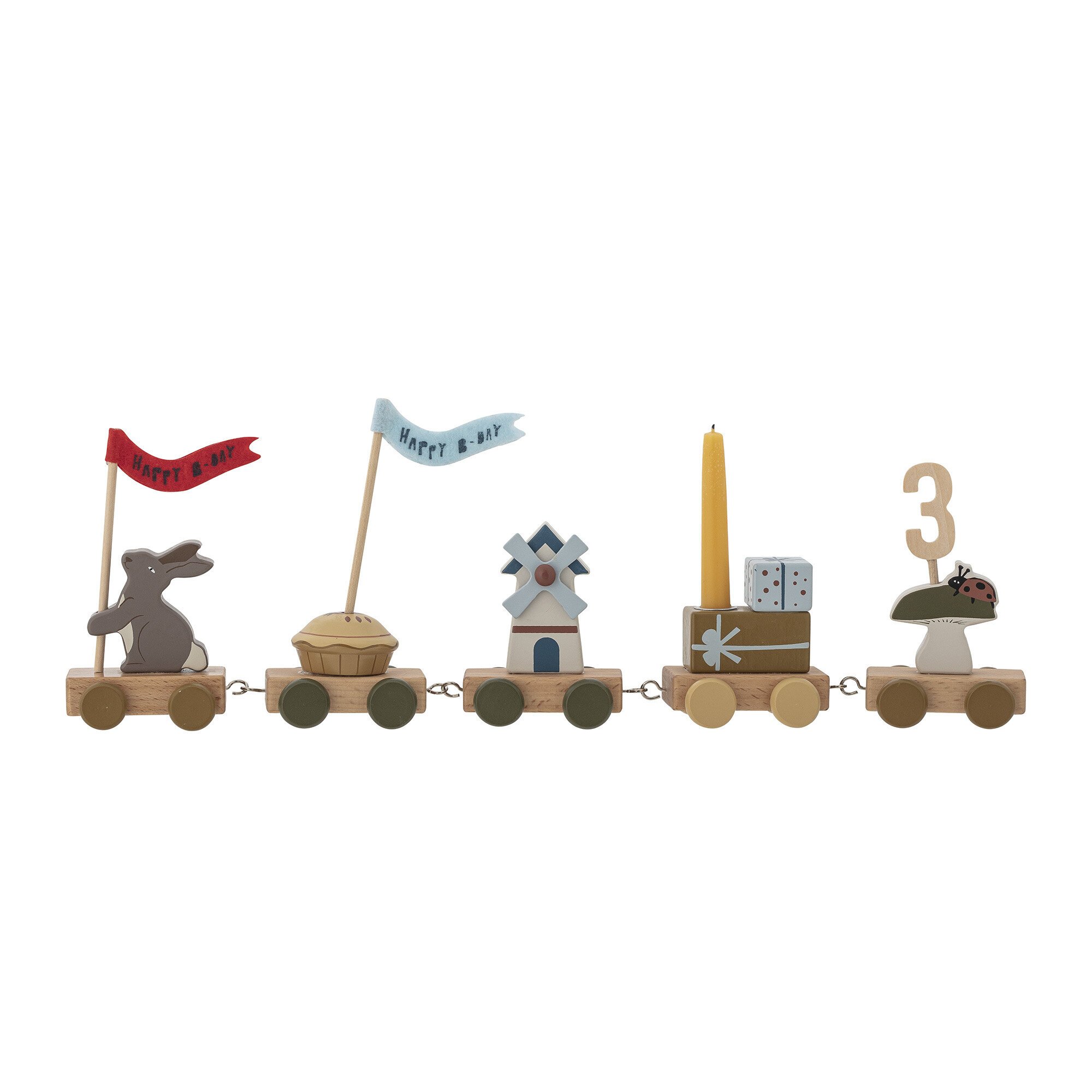 Geburtstags Dekoration Alfi, mehrfarbig 