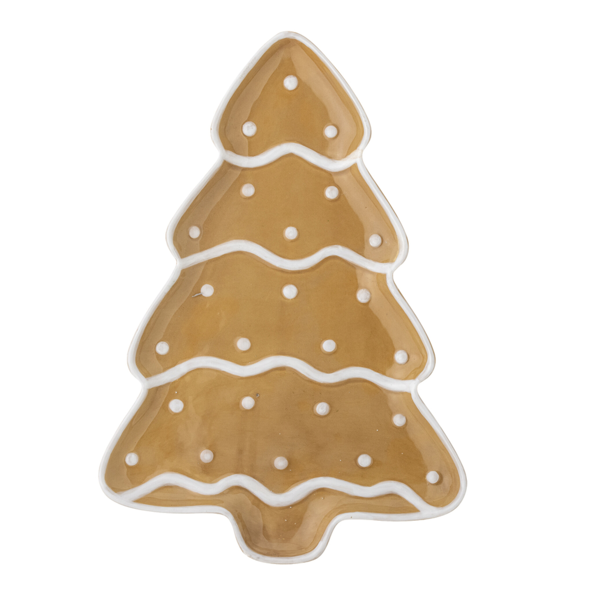 Ginnie Servierplatte, Lebkuchen, braun 