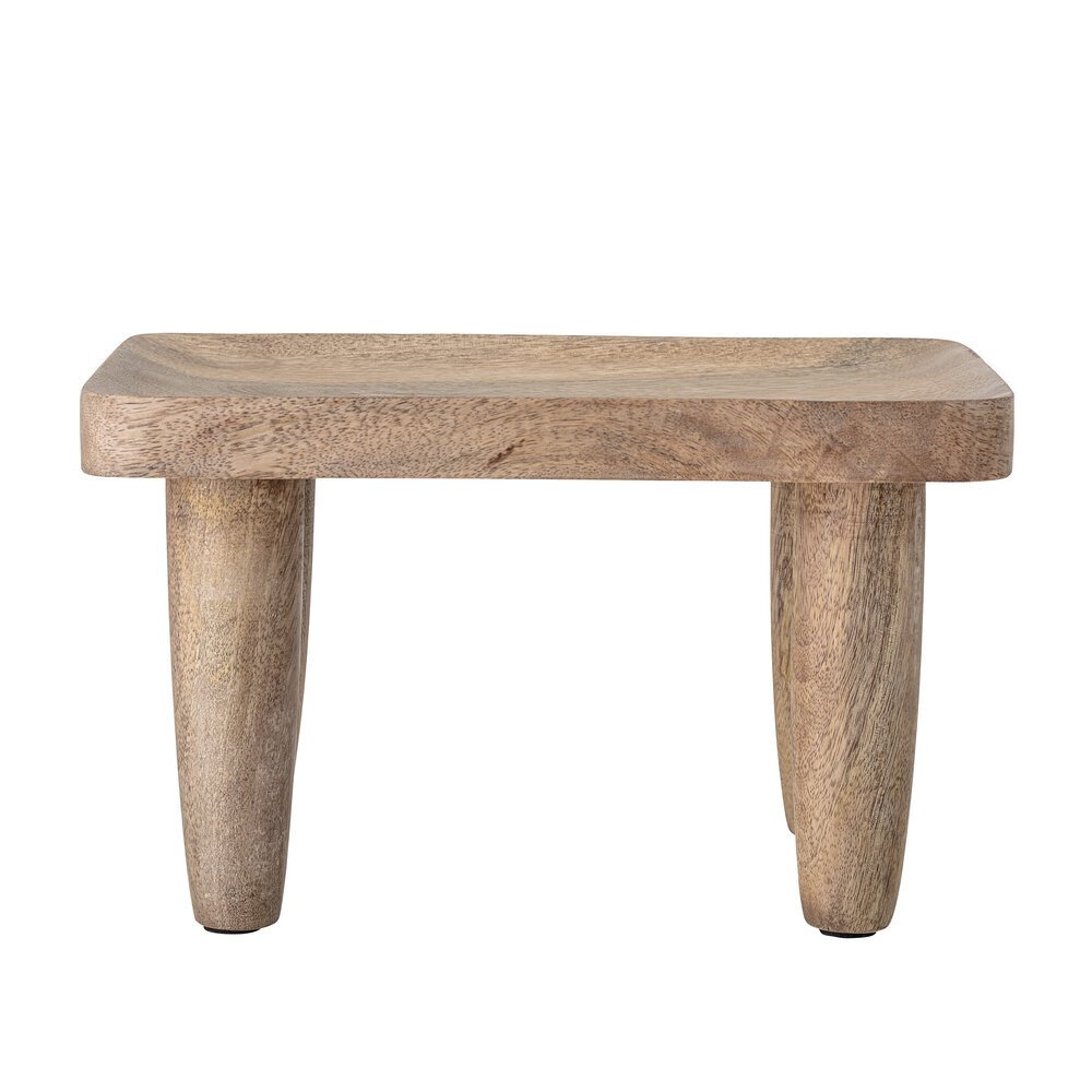 Hocker Isa aus Mangoholz, natur