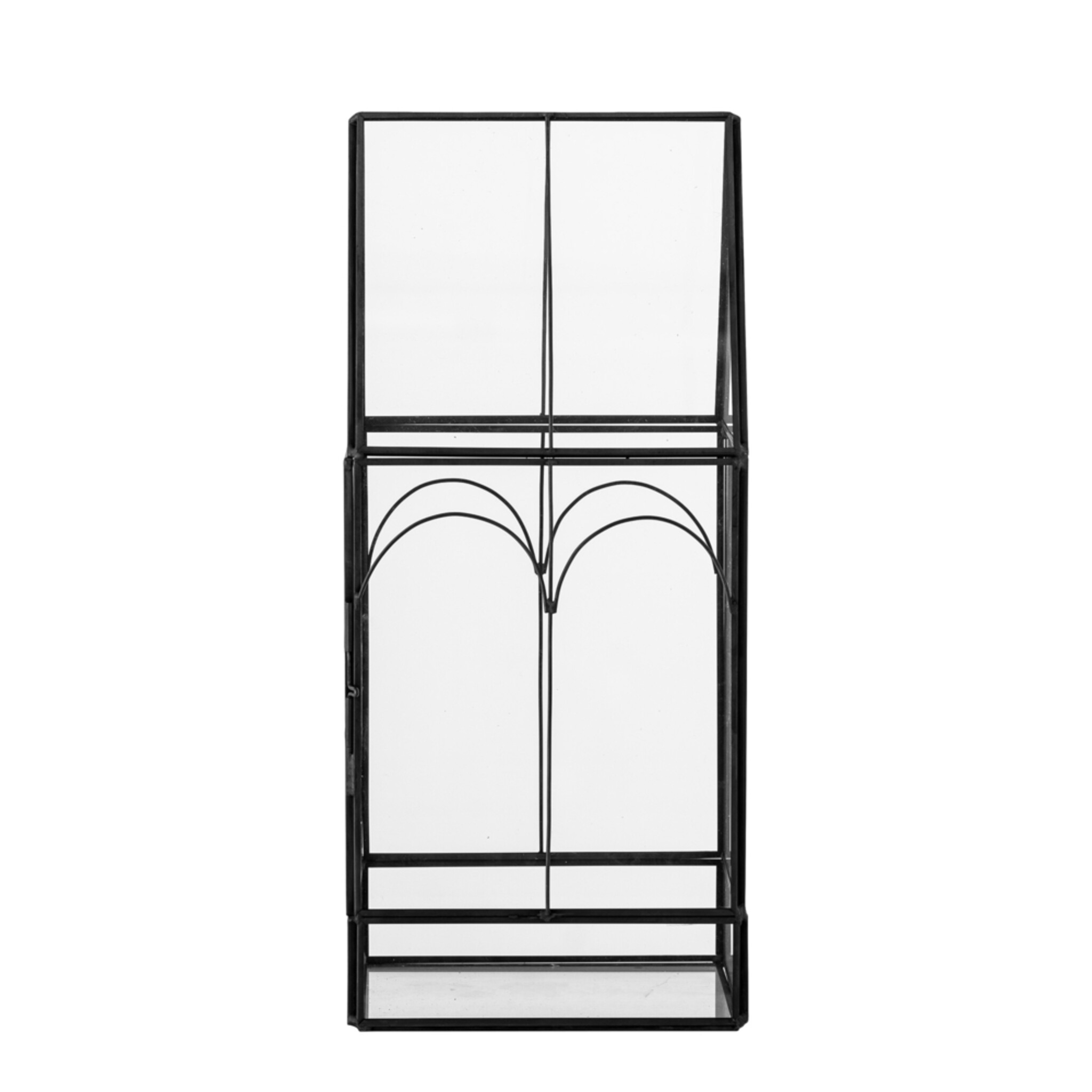 Ianto Display-Kasten, Glas, schwarz 