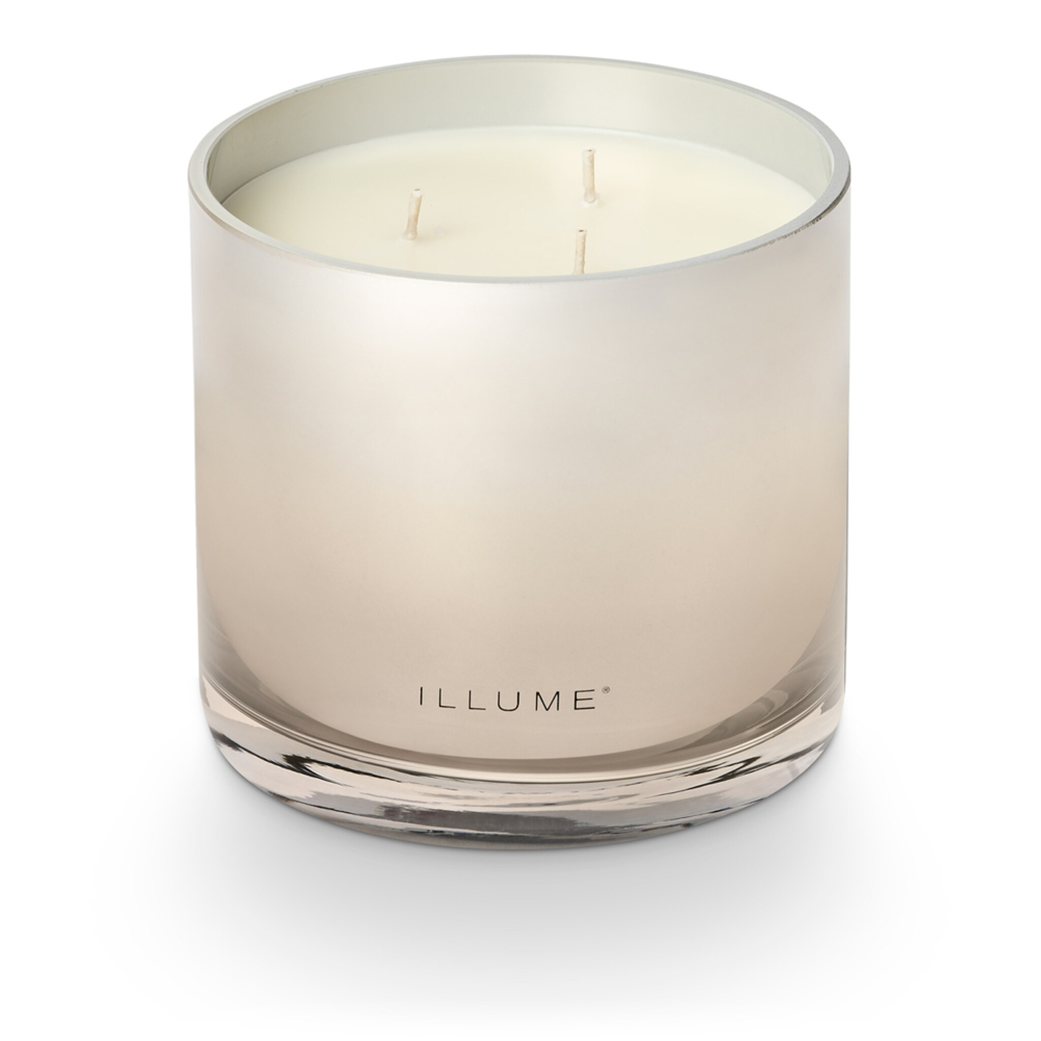 ILLUME Duftkerze XL Statement Glas, weiss 