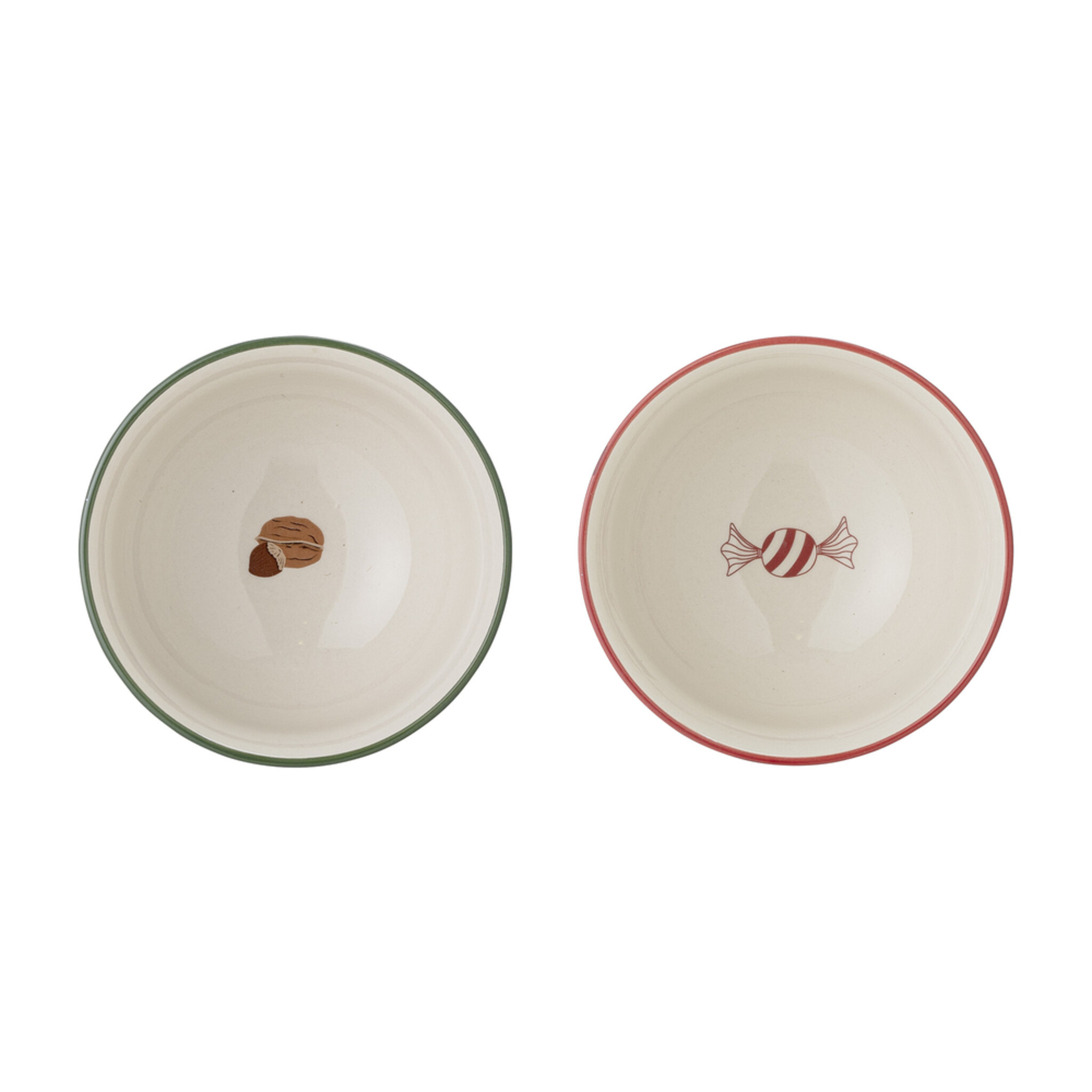 Jolly Schalen, Weihnachten, 2er Set, rot 