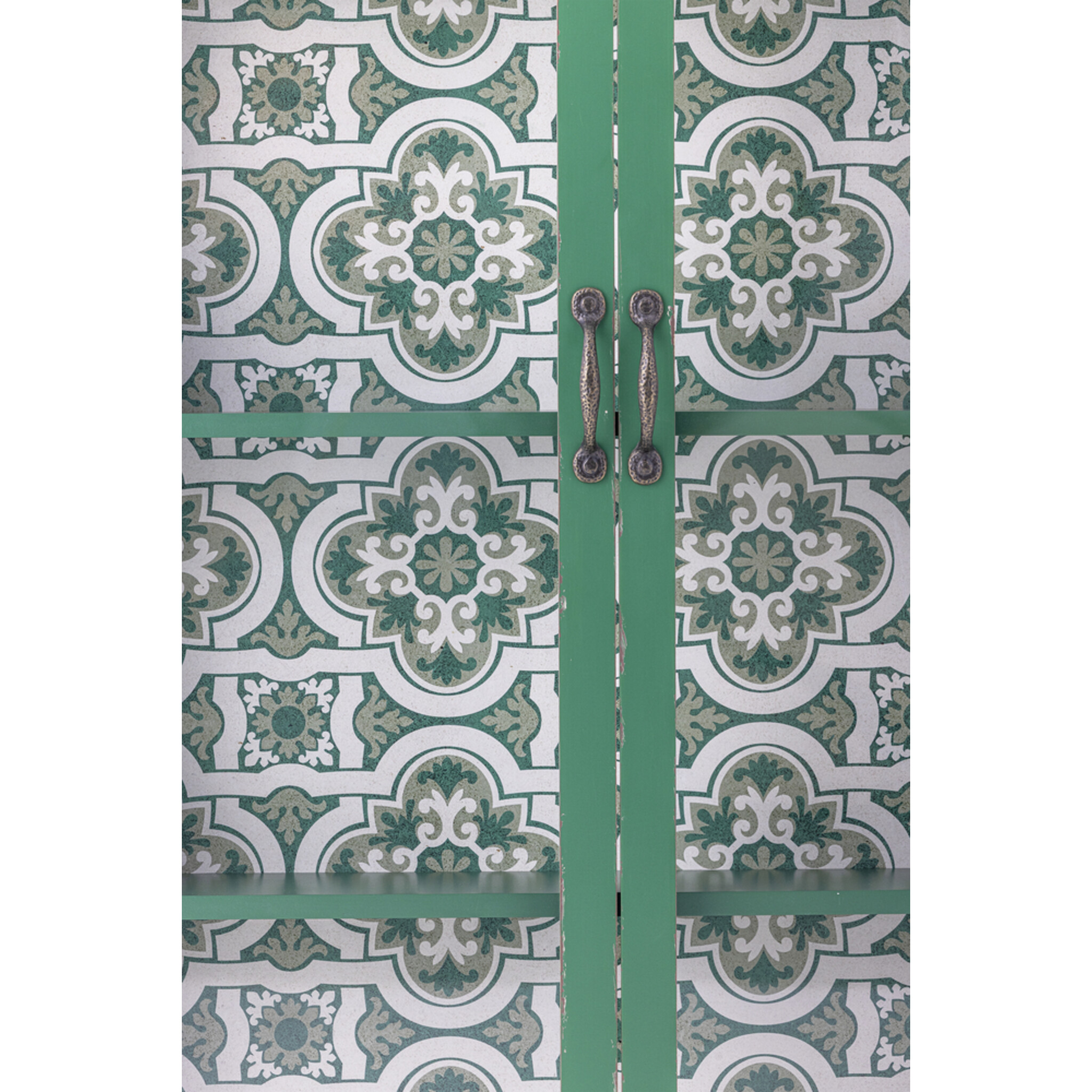 Kabinett Hazem aus Tannenholz, grün 