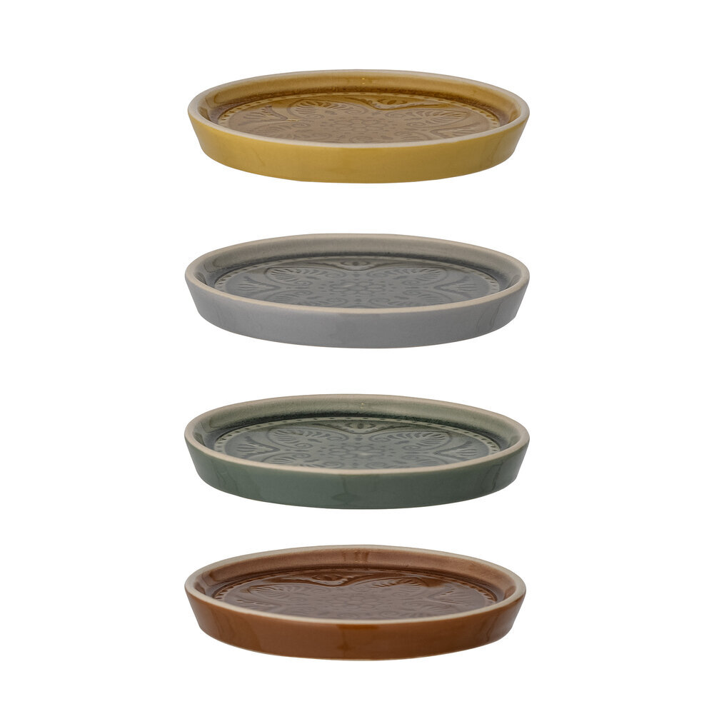 Kleine Teller Rani Steingut 4er, diverse 