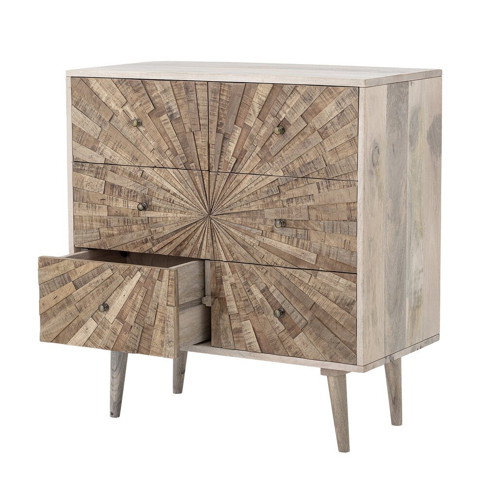 Kommode Johanna aus Mangoholz, natur 