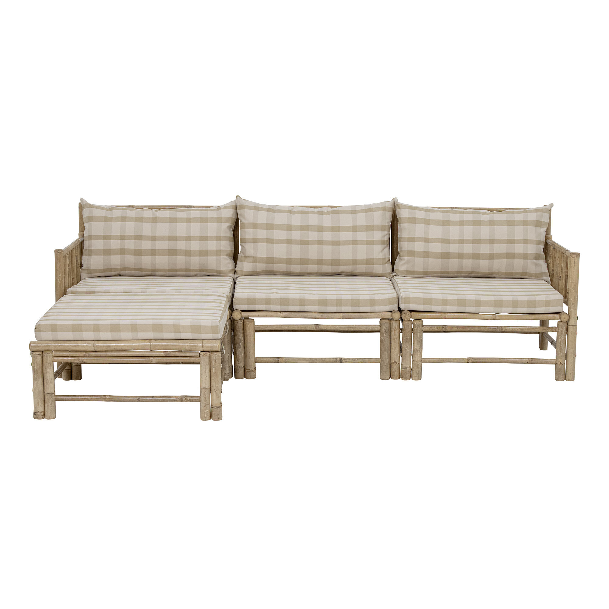 Korfu Modul Outdoor Sofa Bambus,  