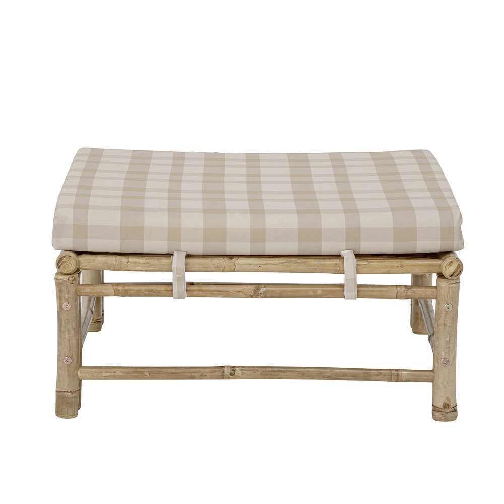 Korfu Modul Pouf Hocker Bambus, natur