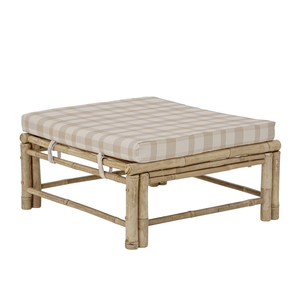 Korfu Modul Pouf Hocker Bambus, natur