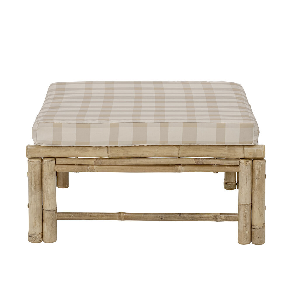 Korfu Modul Pouf Hocker Bambus, natur