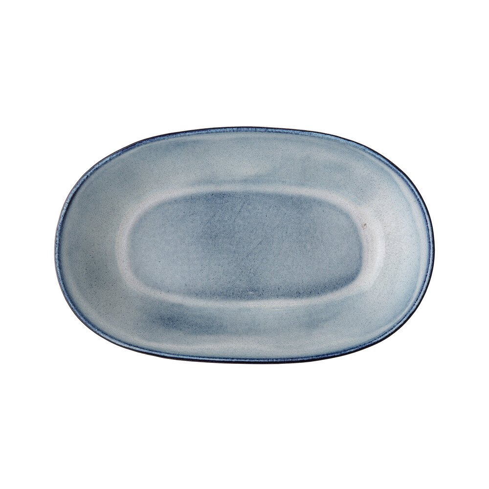 Längliche Servierschüssel Sandrine, blau 