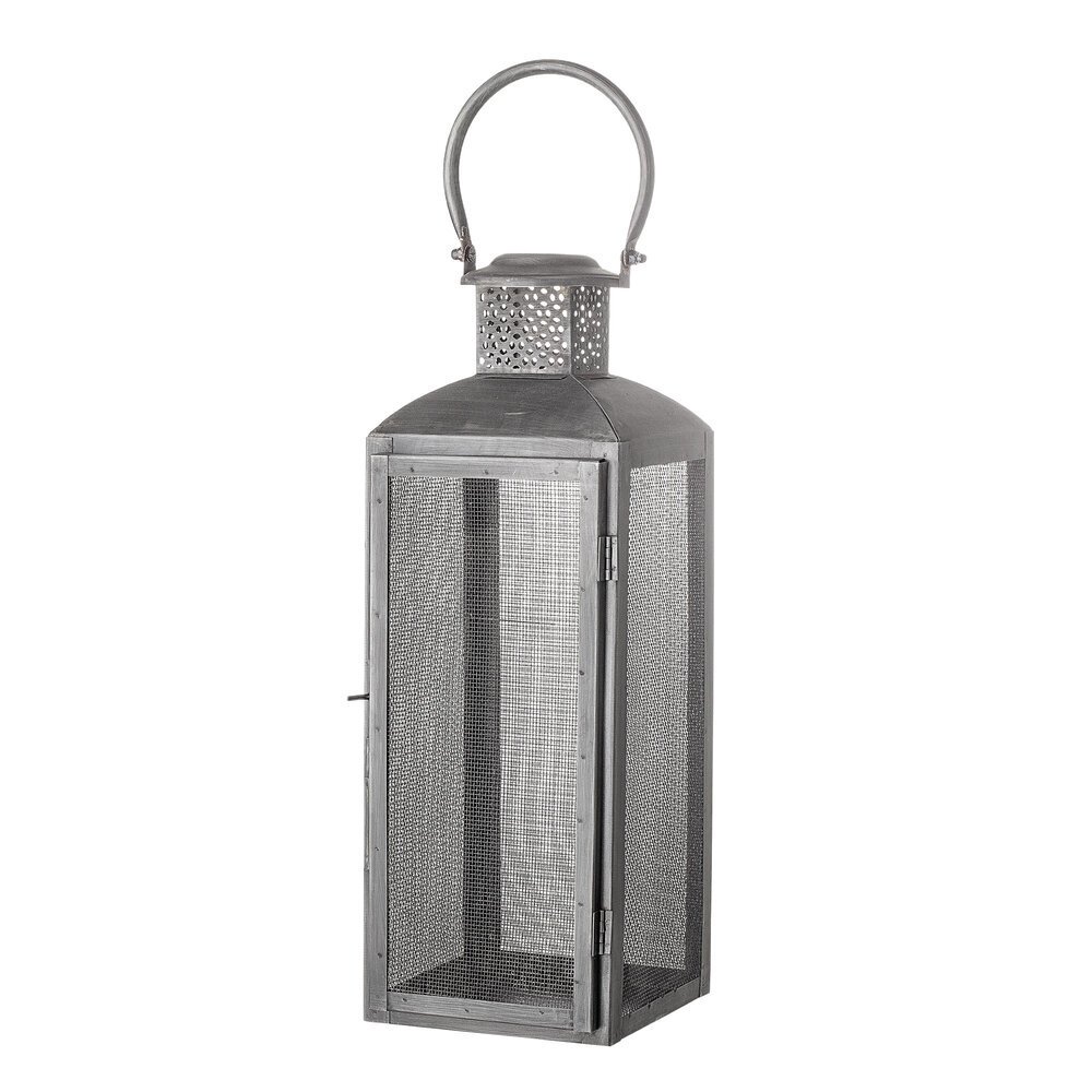 Laterne Tidus, grau L15 x B15 x H44cm