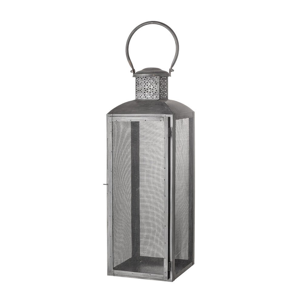 Laterne Tidus, grau L20 x B20 x H57cm