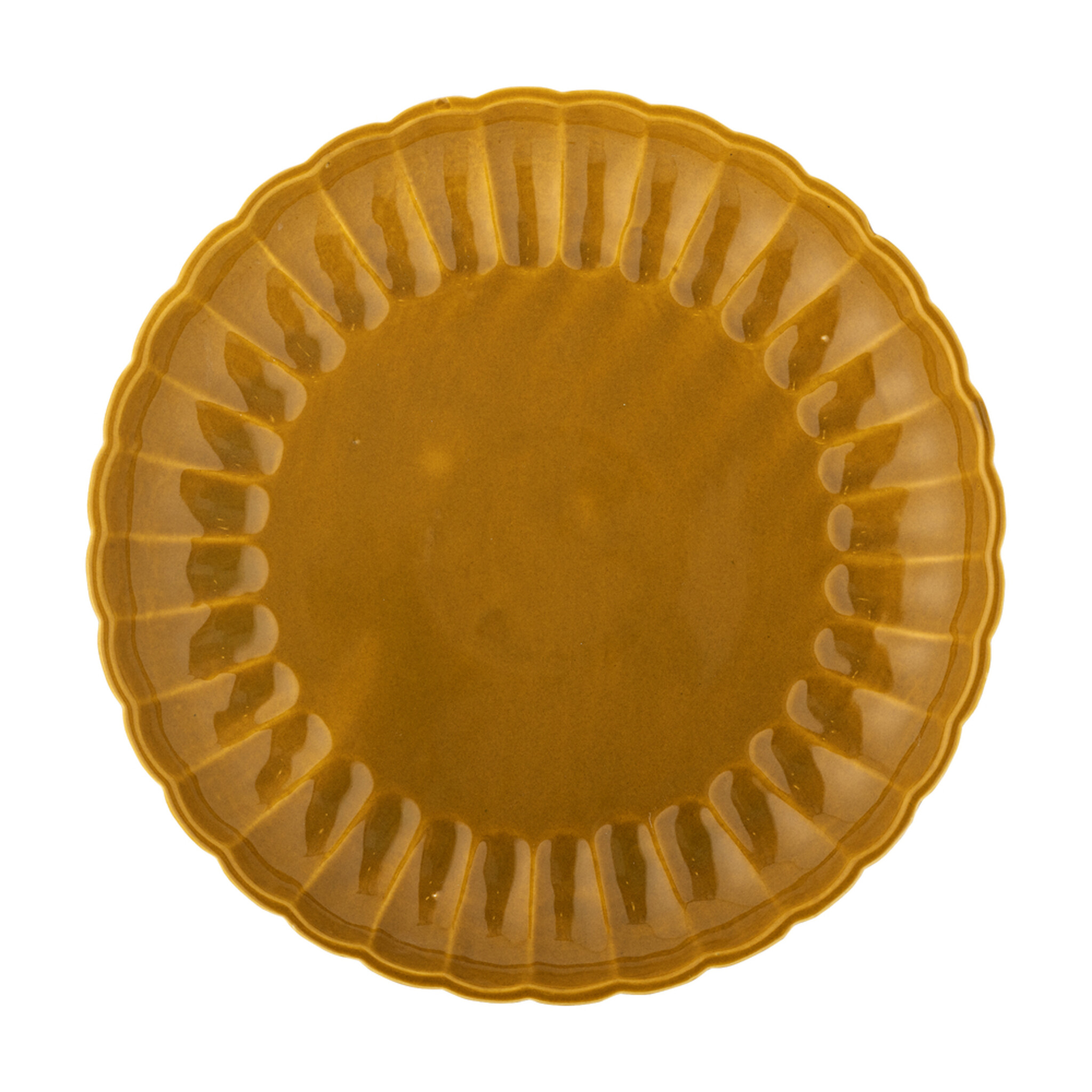 Latina Speiseteller, Steingut, gelb 