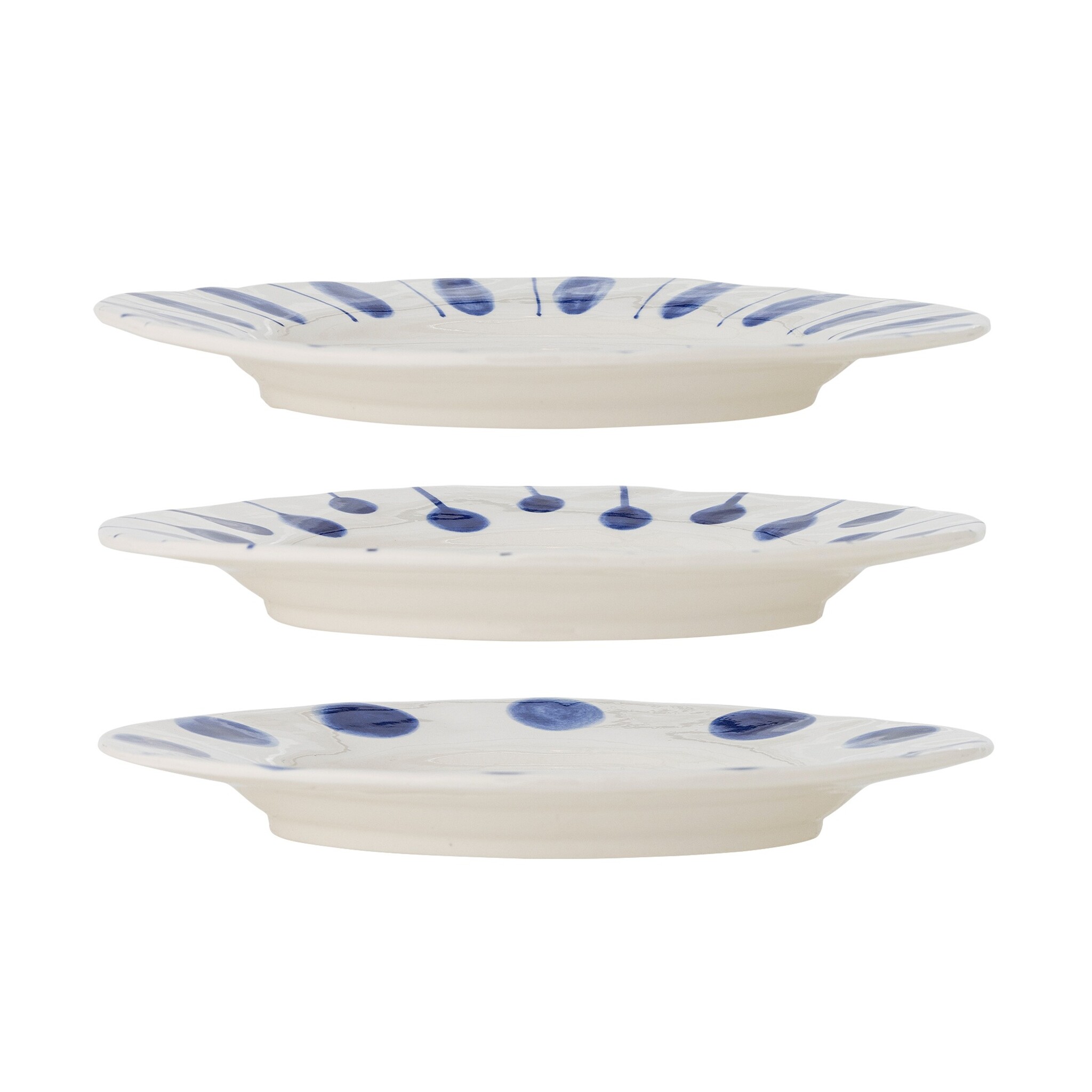 Linora Speiseteller 3er-Set, blau 
