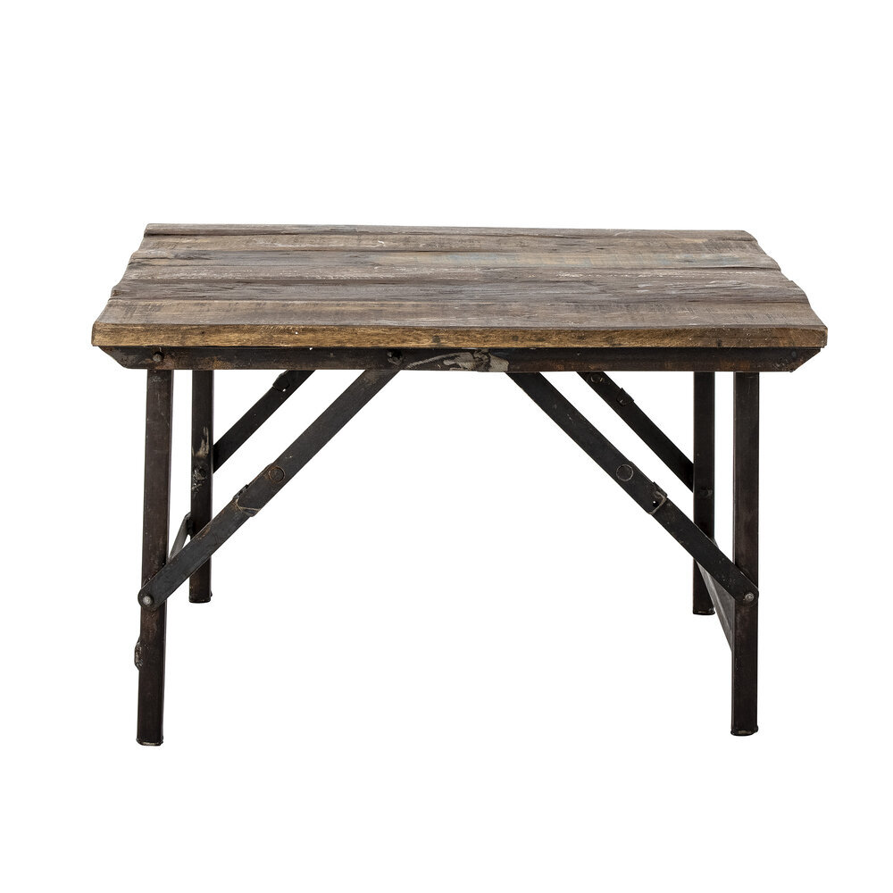 Loft Couchtisch, Recyceltes Holz, braun 