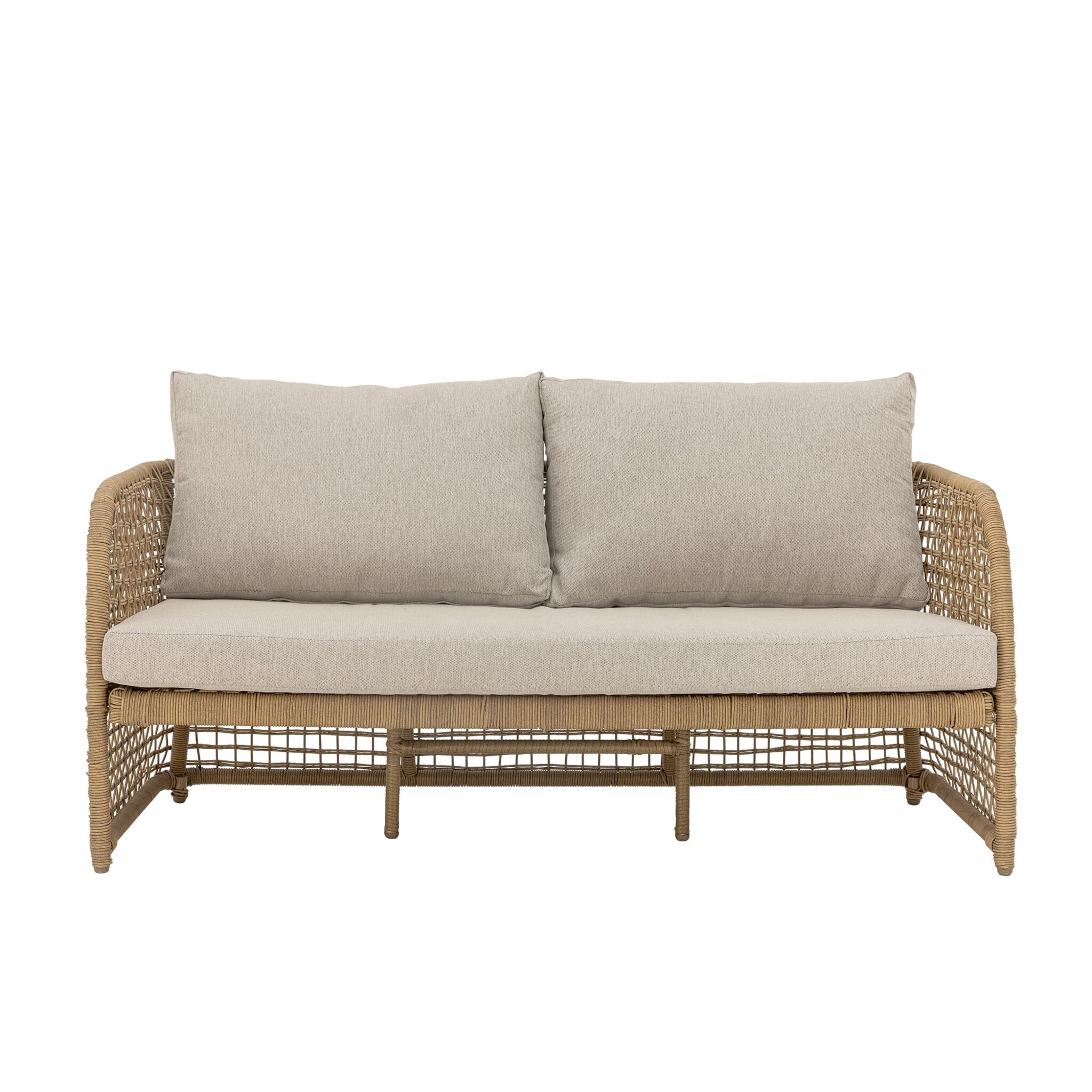 Lounge Sofa Penzano, Polyrattan, nature 