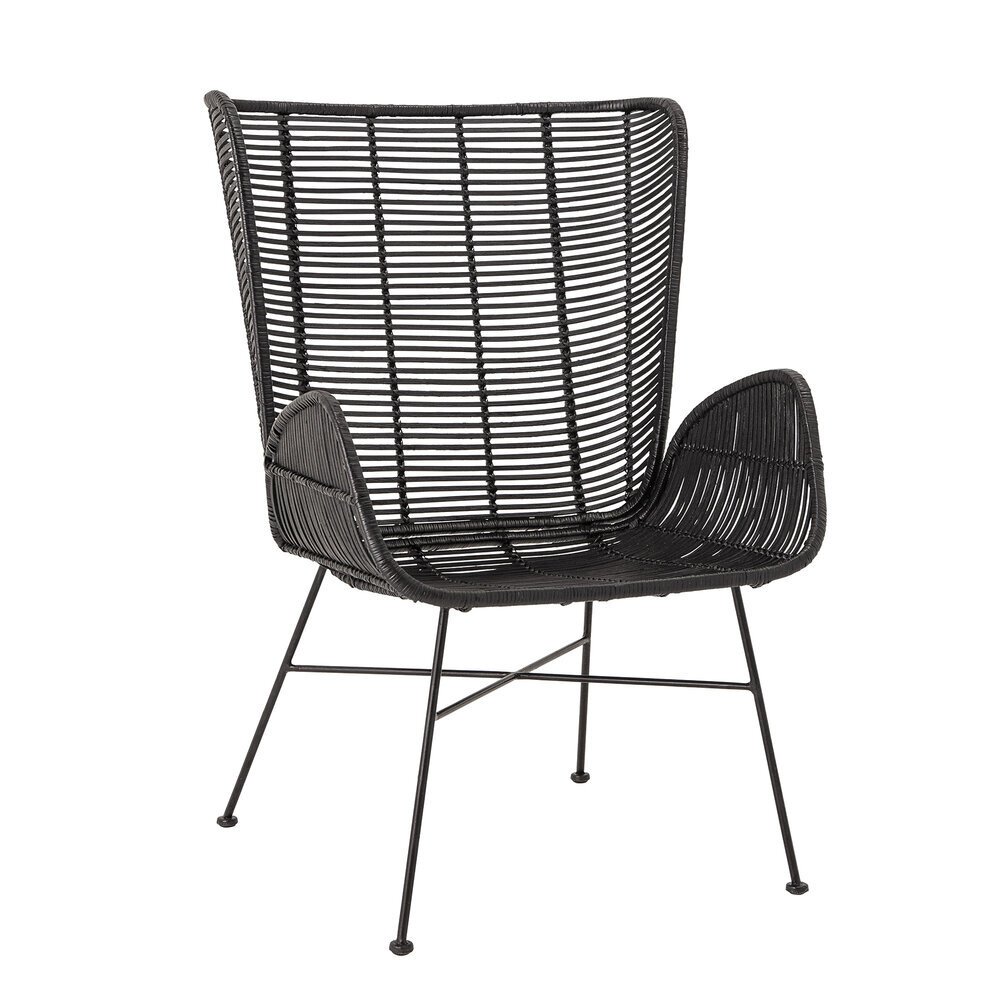 Lounge Stuhl Erika, schwarz
