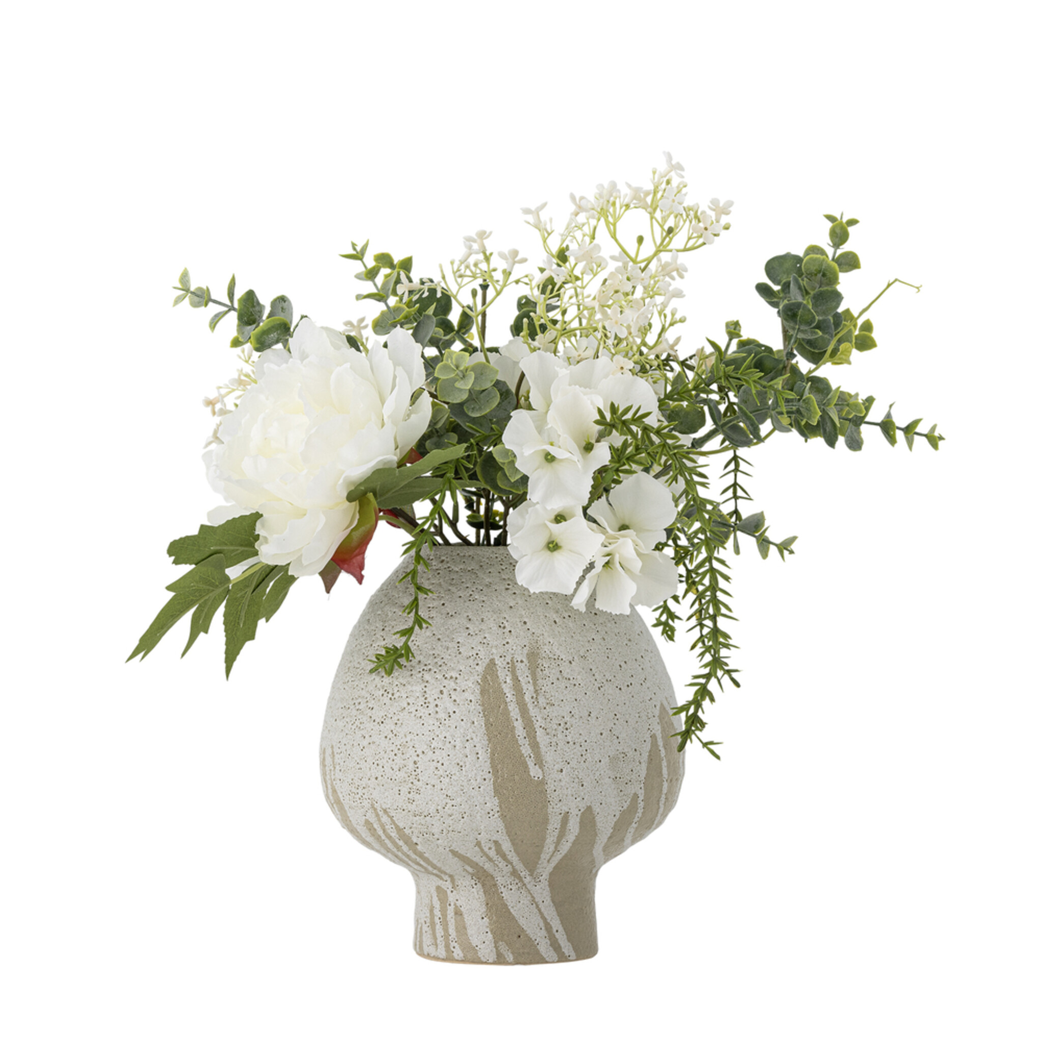 Lustre Blumenstrauß, künstlich, weiss 