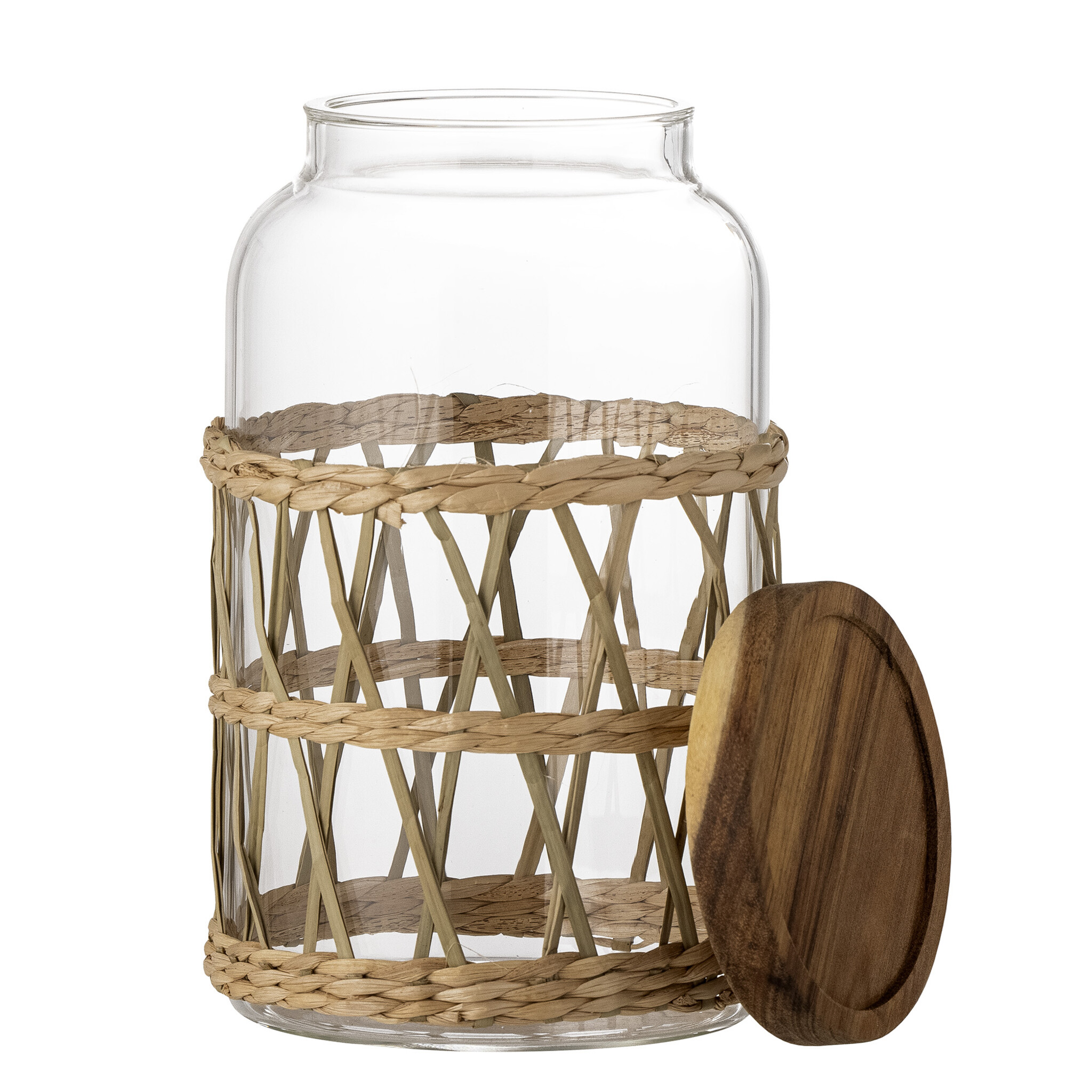 Manna Glas-Gefäß mit Deckel, klar Ø 11,5xH15 cm
