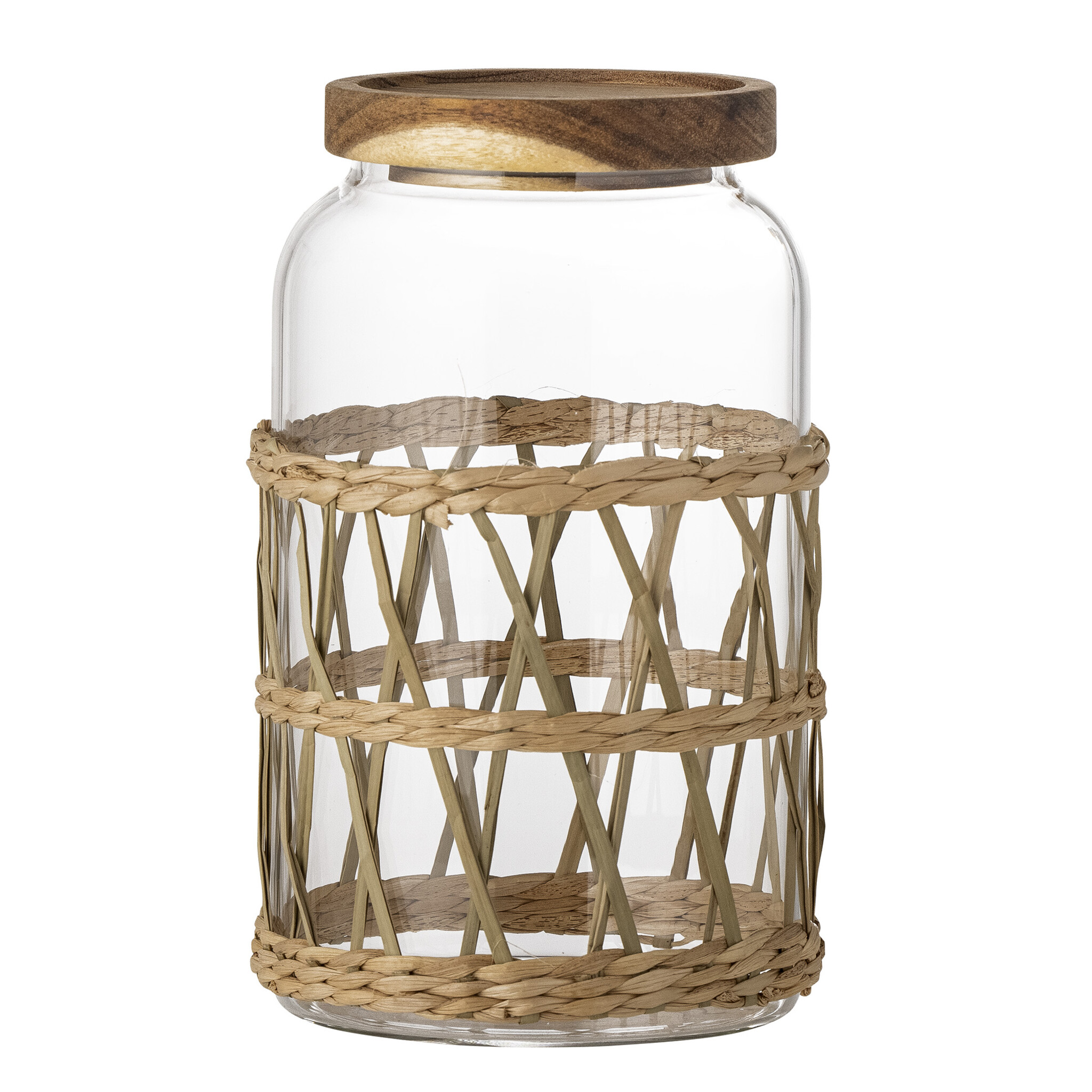 Manna Glas-Gefäß mit Deckel, klar Ø 11,5xH19,5 cm