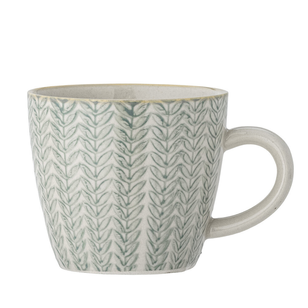Maple Tasse, Steingut, blau