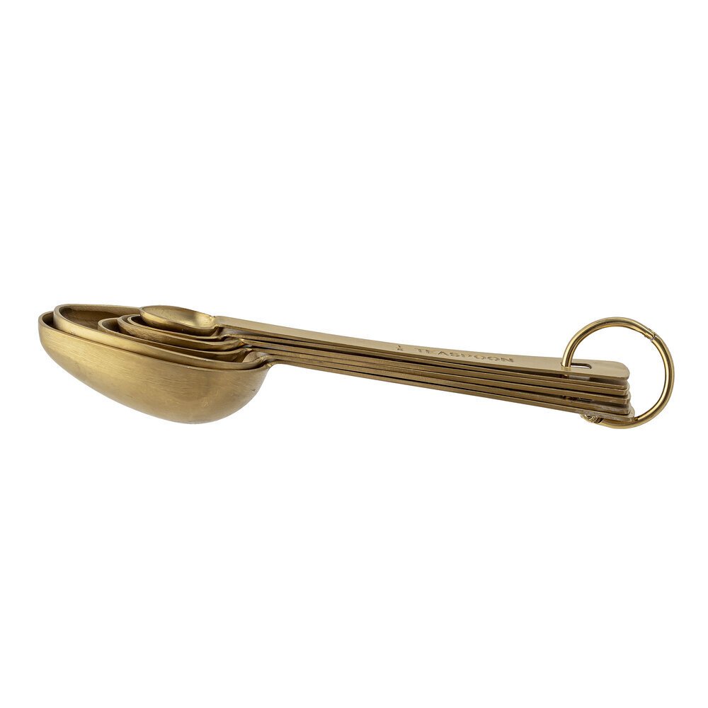 Messlöffel Ernhardt 6er Set aus Edelstahl, gold