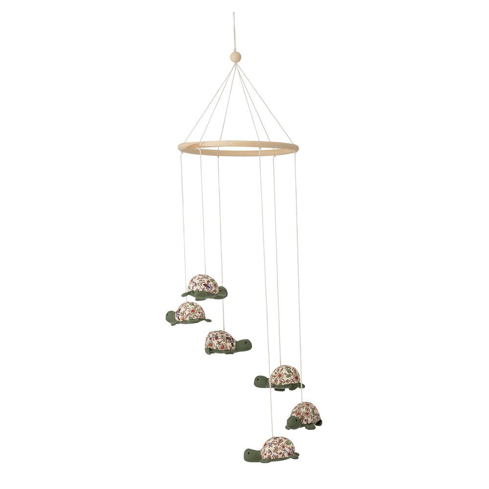 Mobile Dott mit Schildkröten, grün 