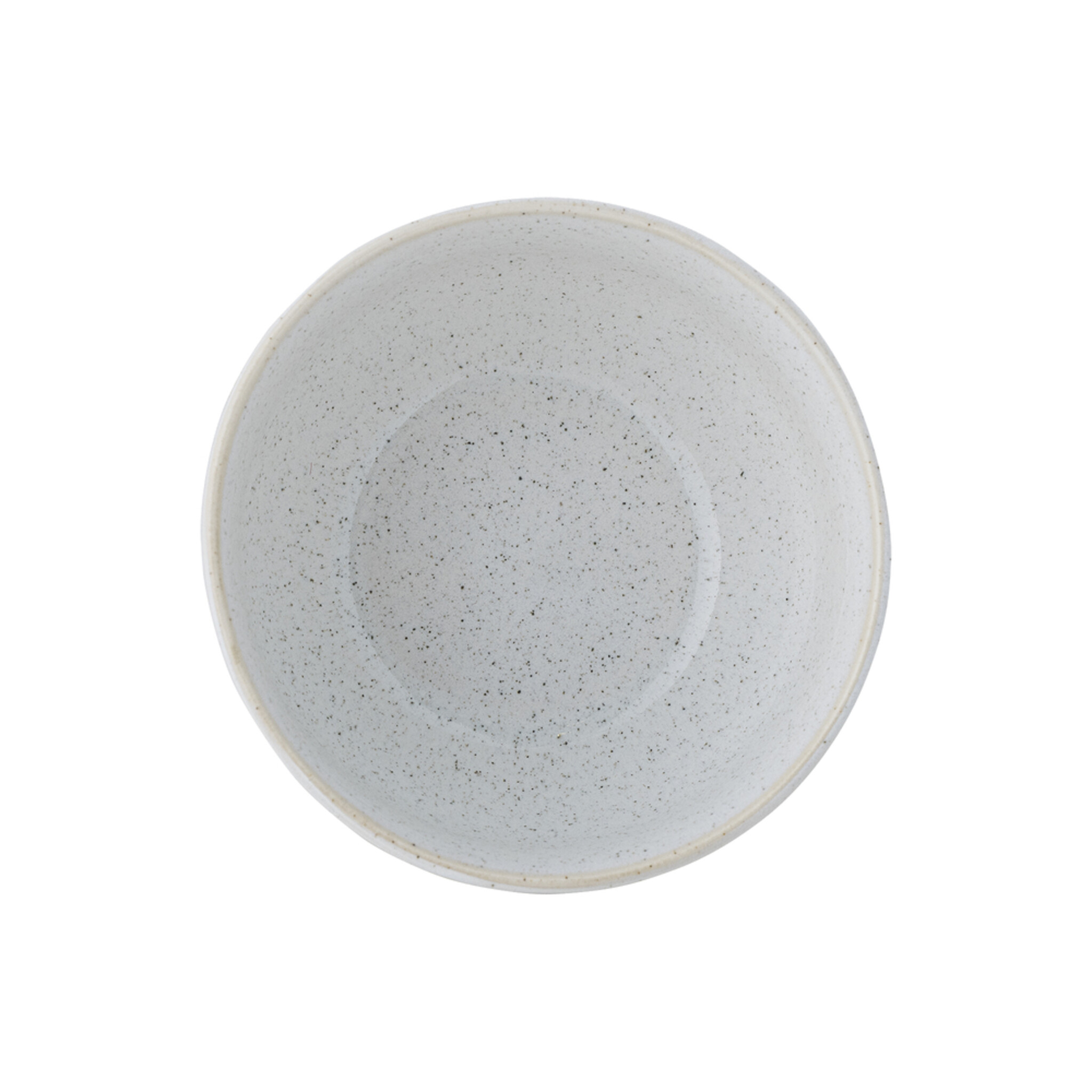 Schale aus Steingut Addison, weiss Ø 13xH7 cm