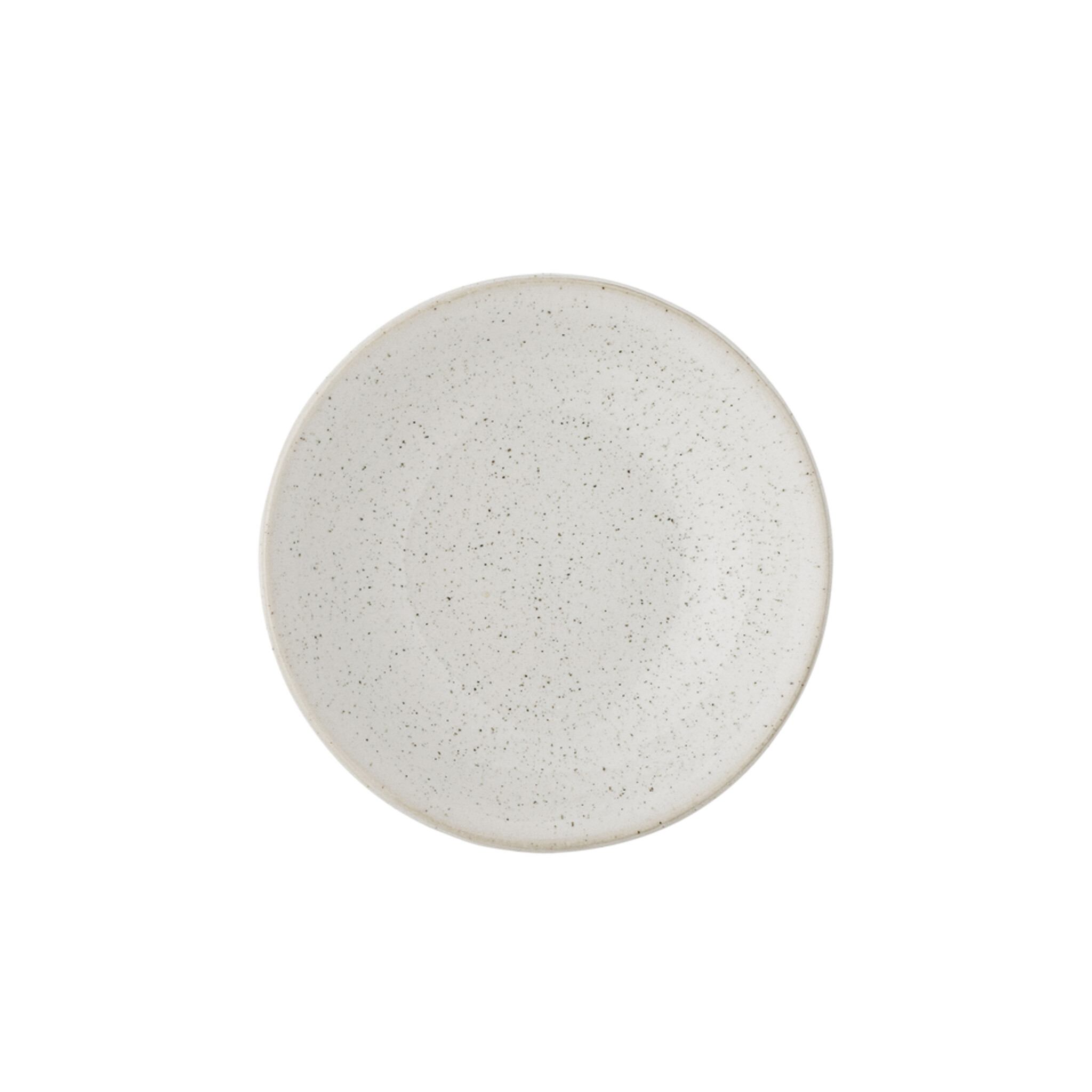 Schale aus Steingut Addison mit Rand, weiss Ø 11xH3 cm