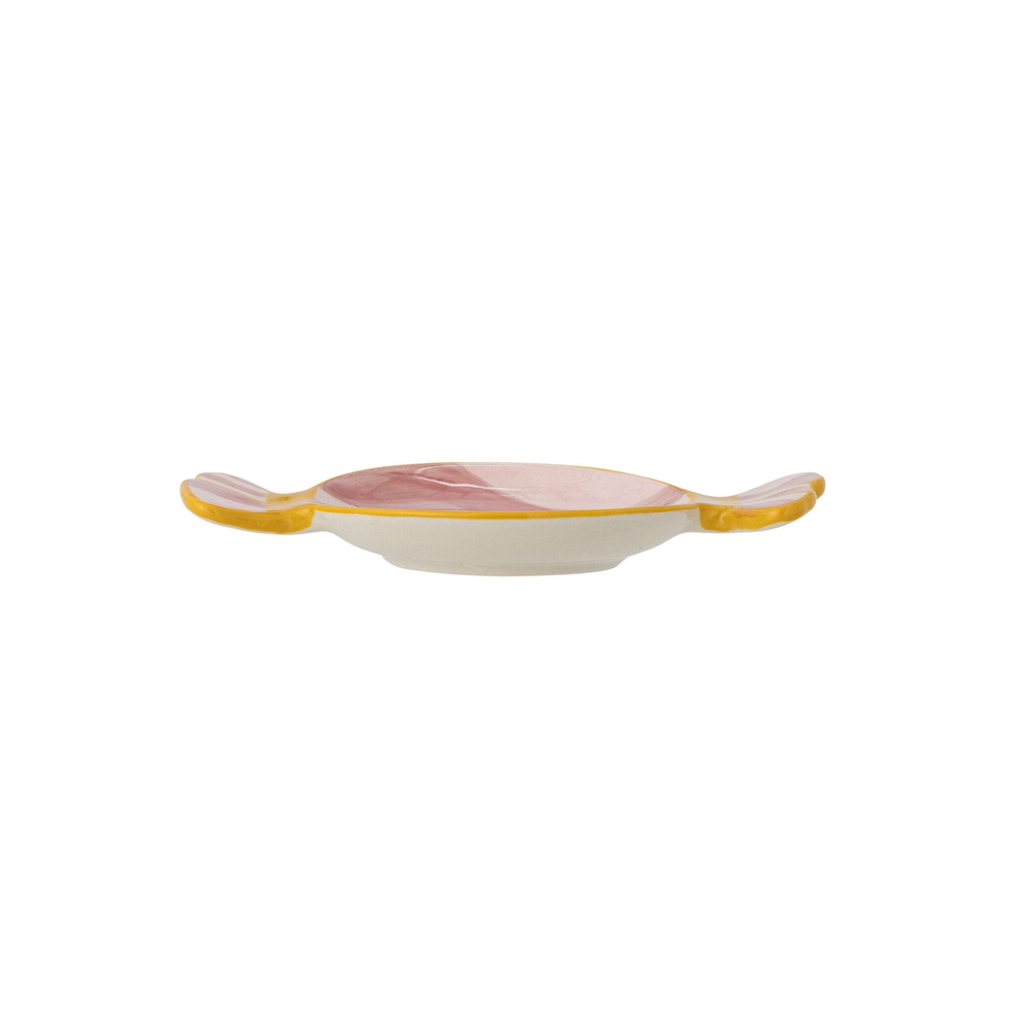 Servierplatte Caramella aus Steingut Rosa, rosa
