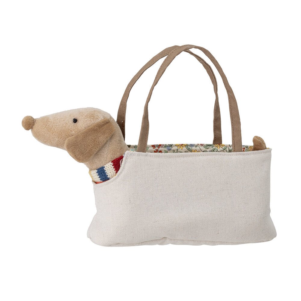 Soft Toy Hund mit Tasche Hilena, mehrfarbig 