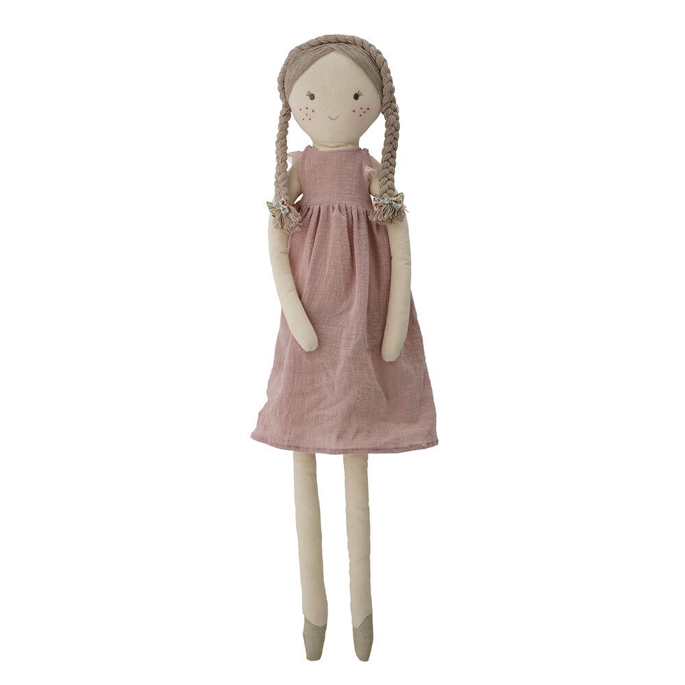 Soft Toy Lilly aus Baumwolle, rosa