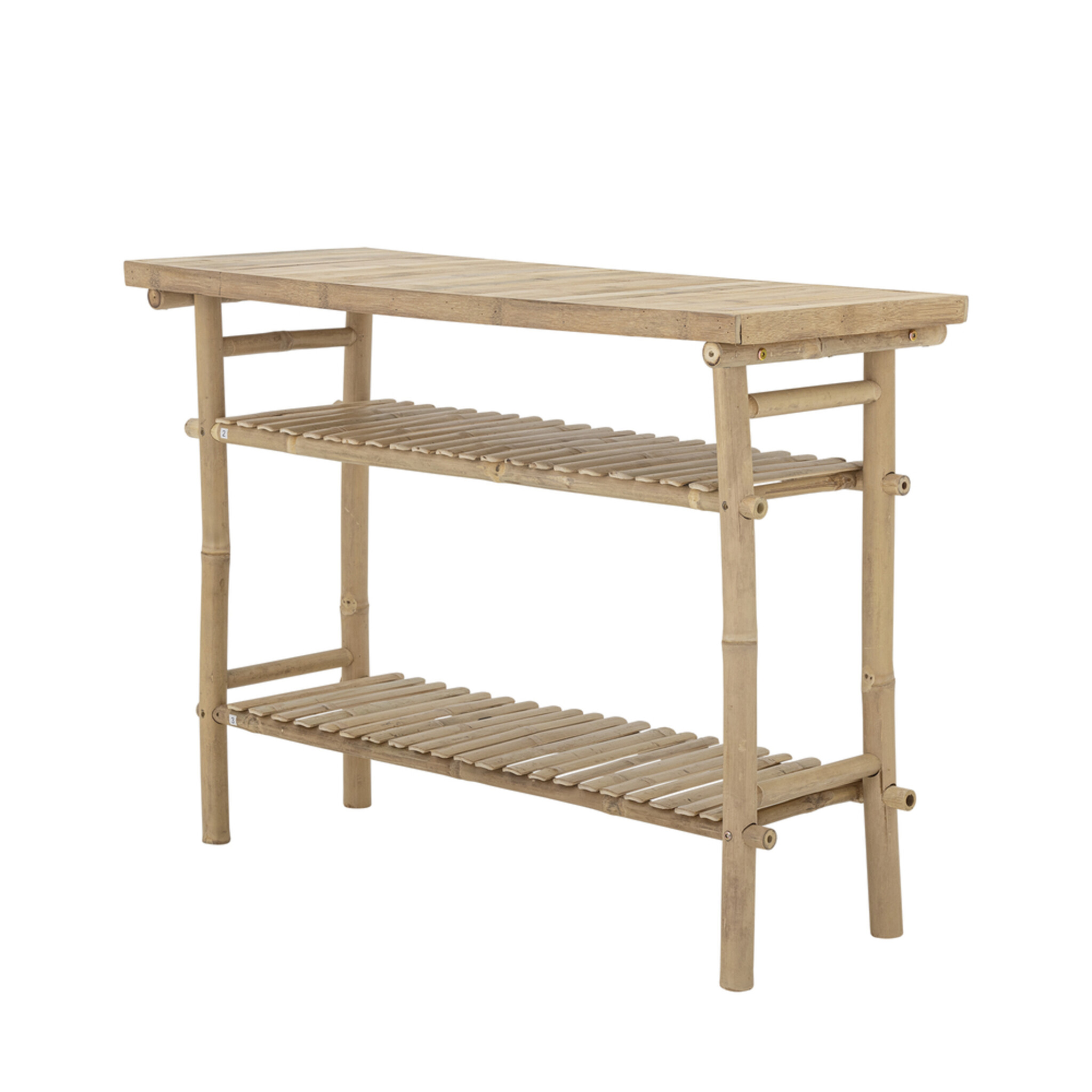 Sole Beistelltisch aus Bambus,  