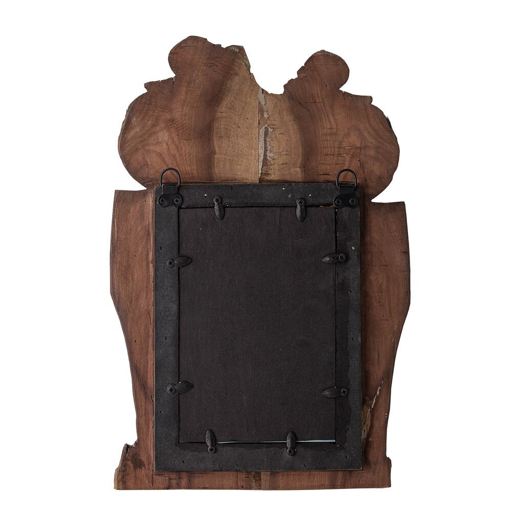 Spiegel Hoda aus recyceltem Holz, natur