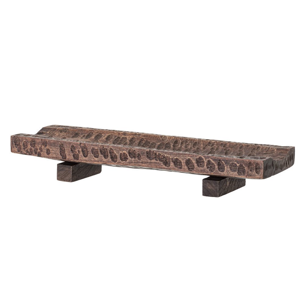 Tablett Acem aus Mangoholz, braun 