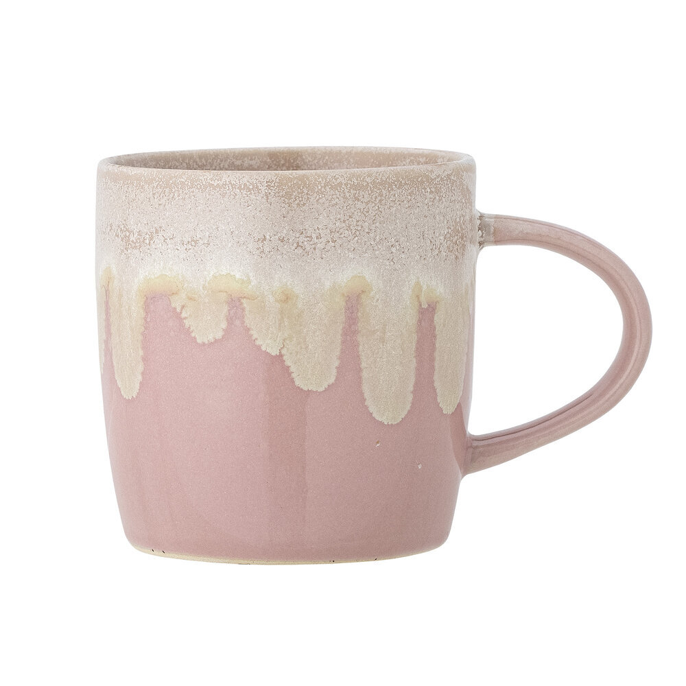 Tasse Louisa in Rose aus Steingut, rose