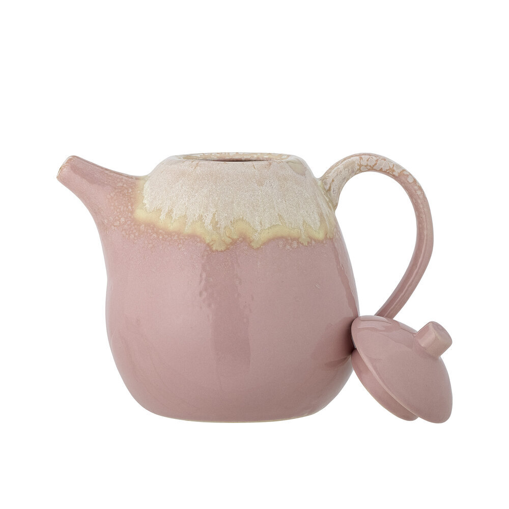 Teekanne Louisa in Rose aus Steingut, rose 