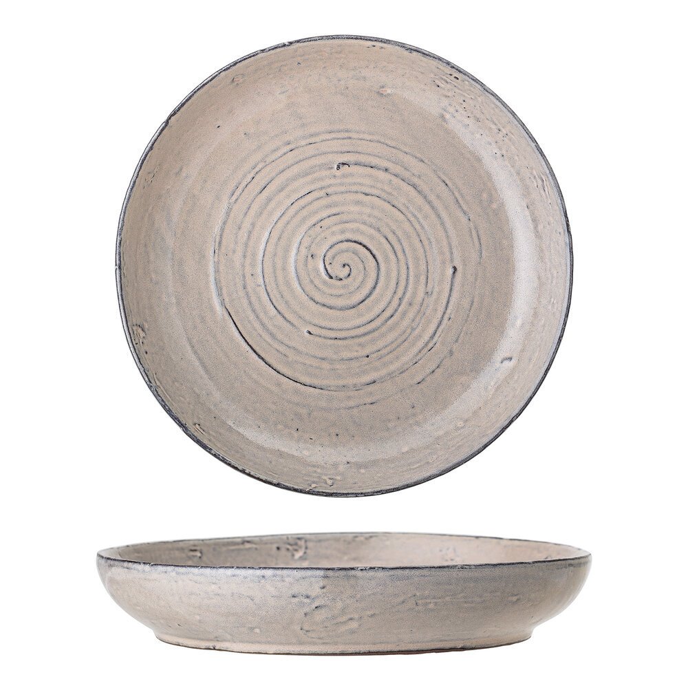 Teller Alia aus Steingut, rosa 