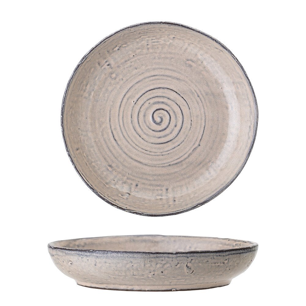 Teller Alia aus Steingut, rosa 