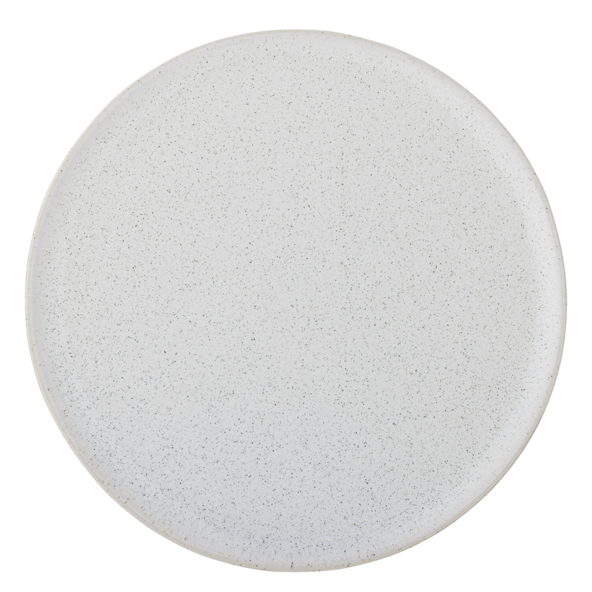 Teller aus Steingut Addison, weiss Ø 26,5xH2,5 cm