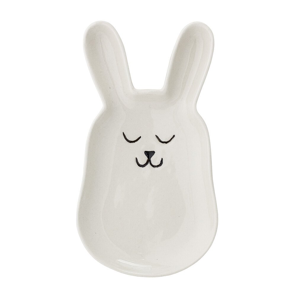 Teller Smilla Hase, weiss