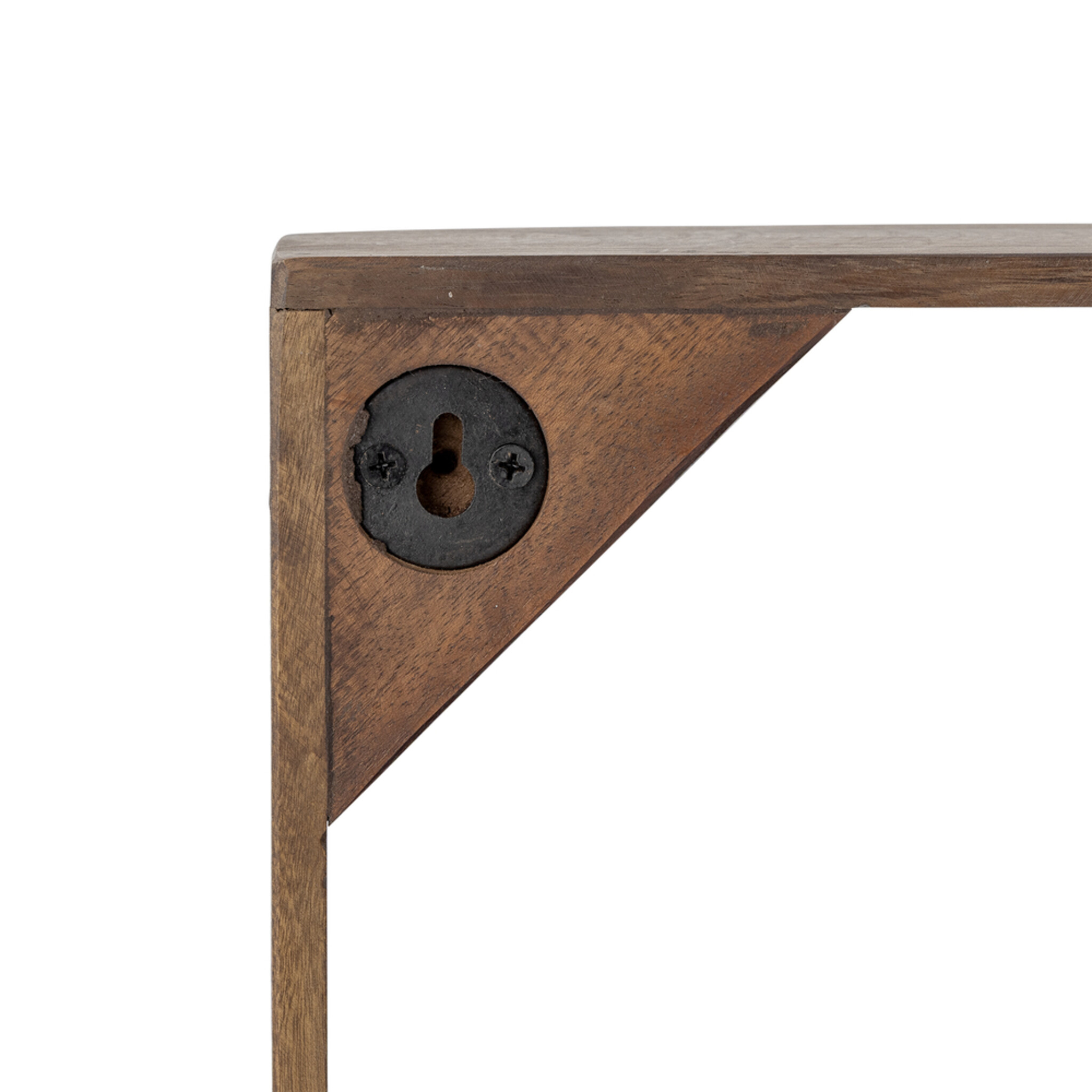 Tilo Becherregal, Geschirr-Regal Recyceltes Holz, braun 