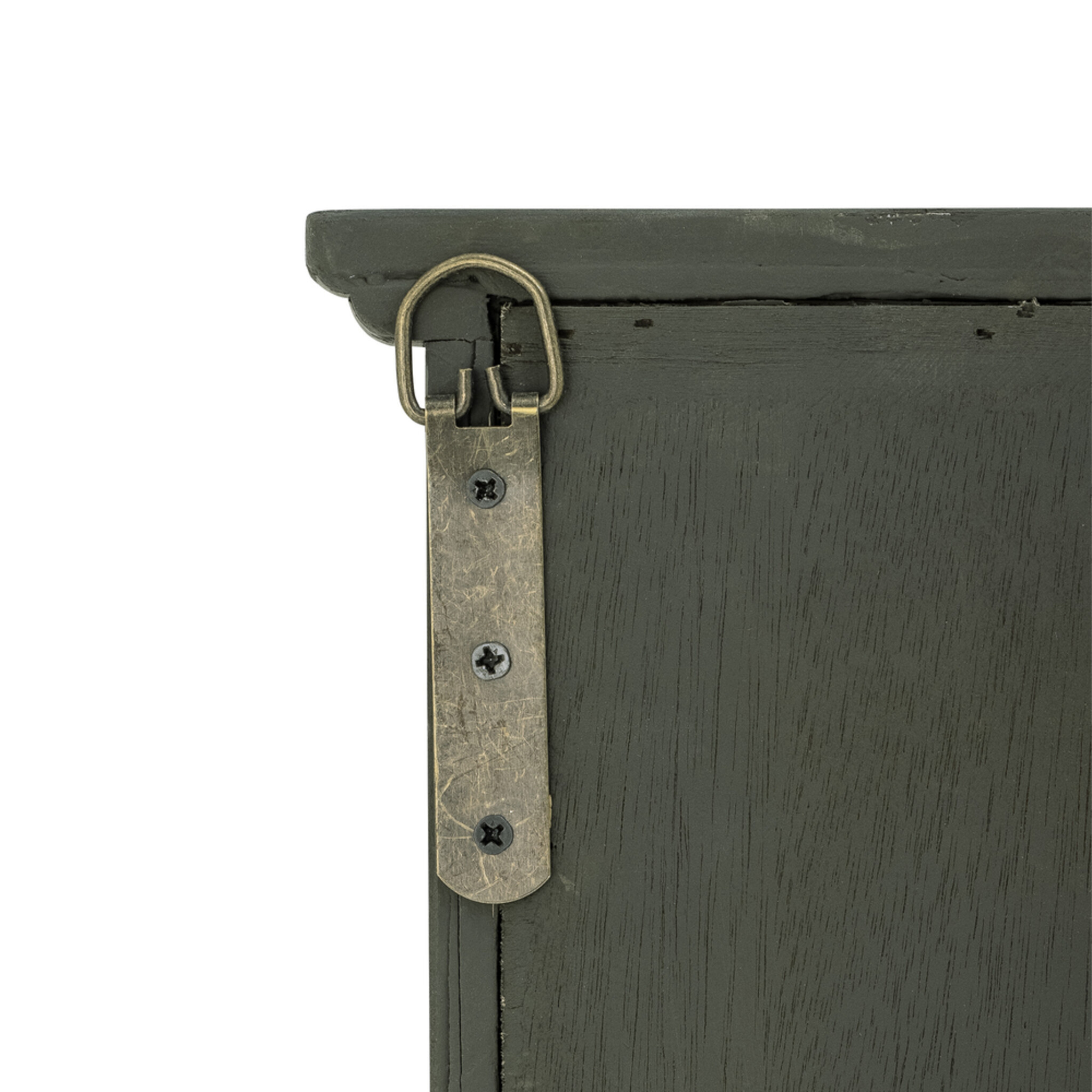 Tone Kabinett aus Tannenholz, grün 