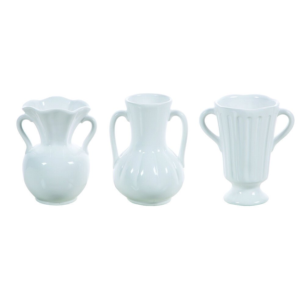Vase Mettelene, weiss