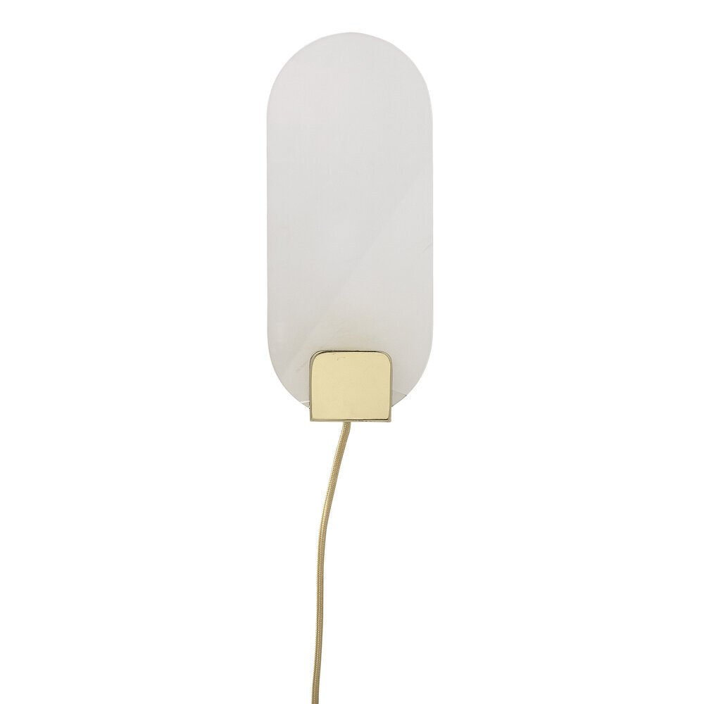 Wandlampe mit Kabel, gold 