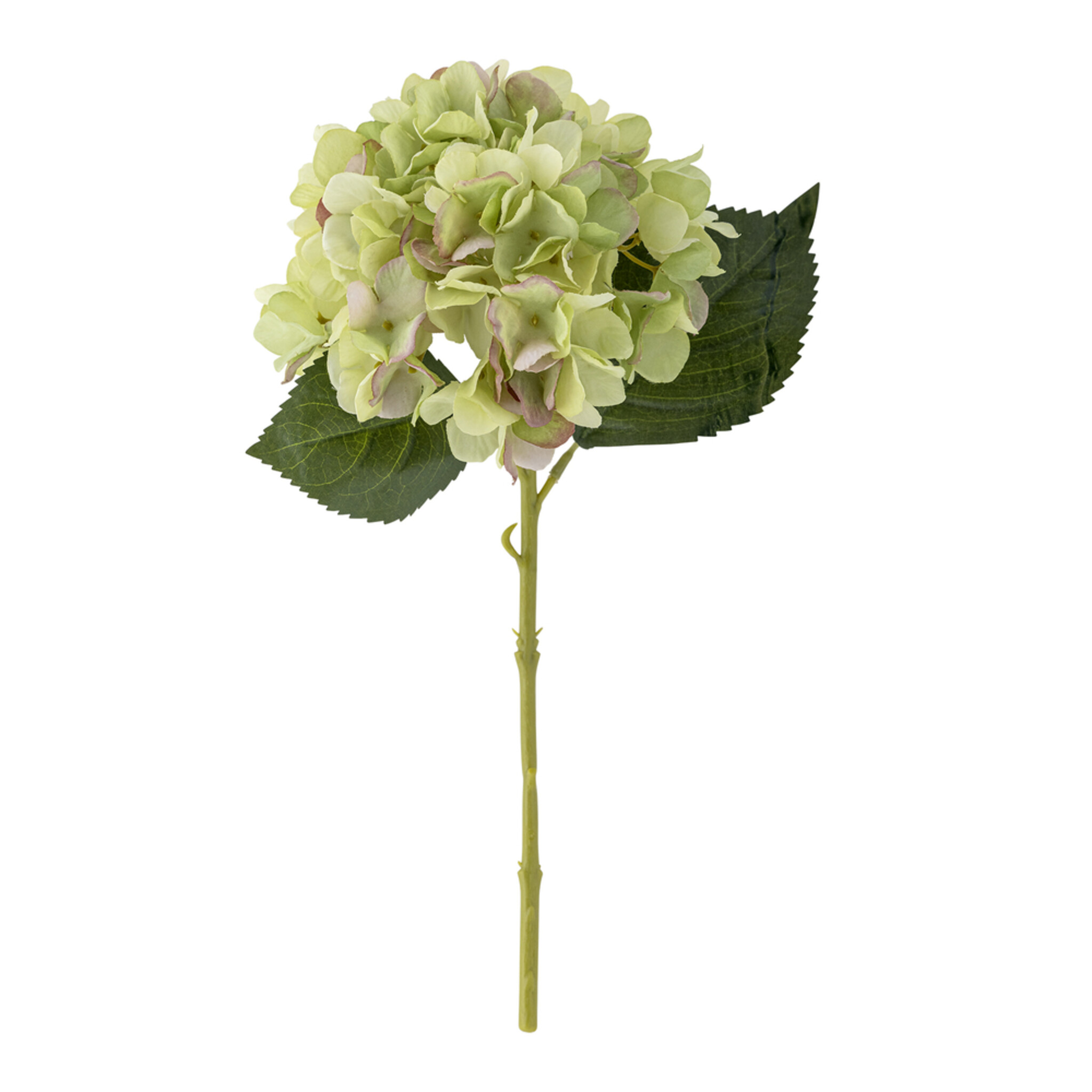 Weißer Hydrangea Stiel, Kunstblume, weiss 
