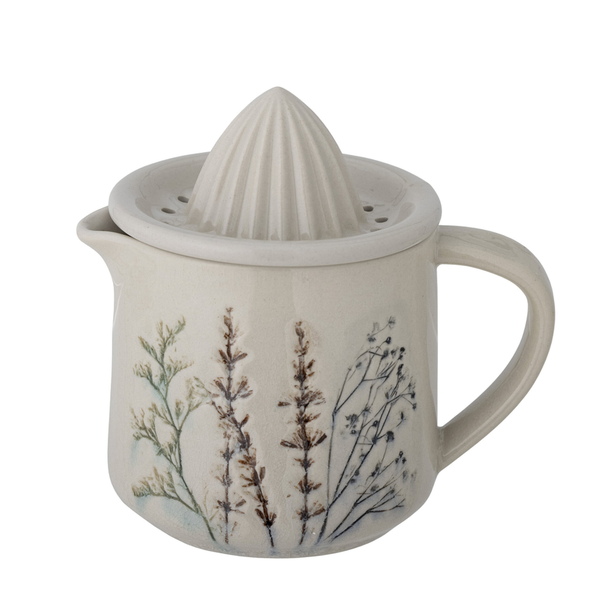 Bloomingville Zitronensaftpresse Bea aus Steingut, nature 