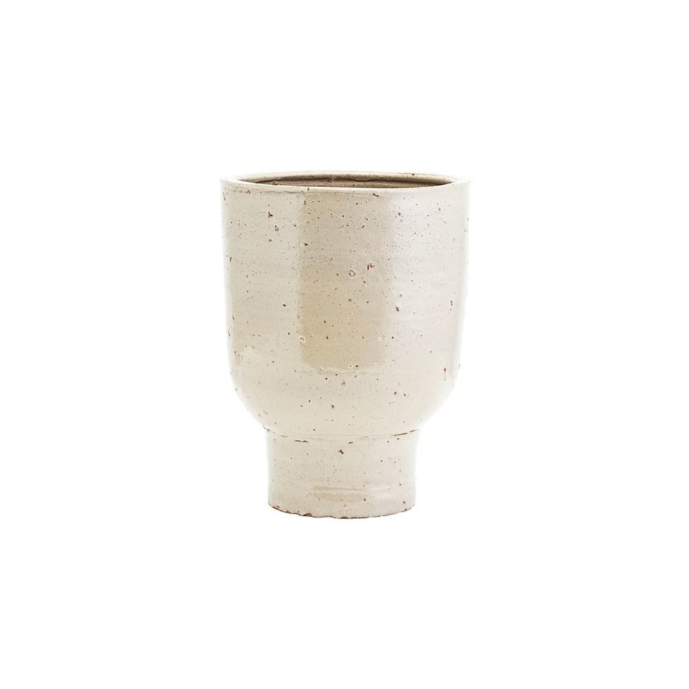 Blumentopf Artist, beige Höhe 26 cm, ∅ 20 cm