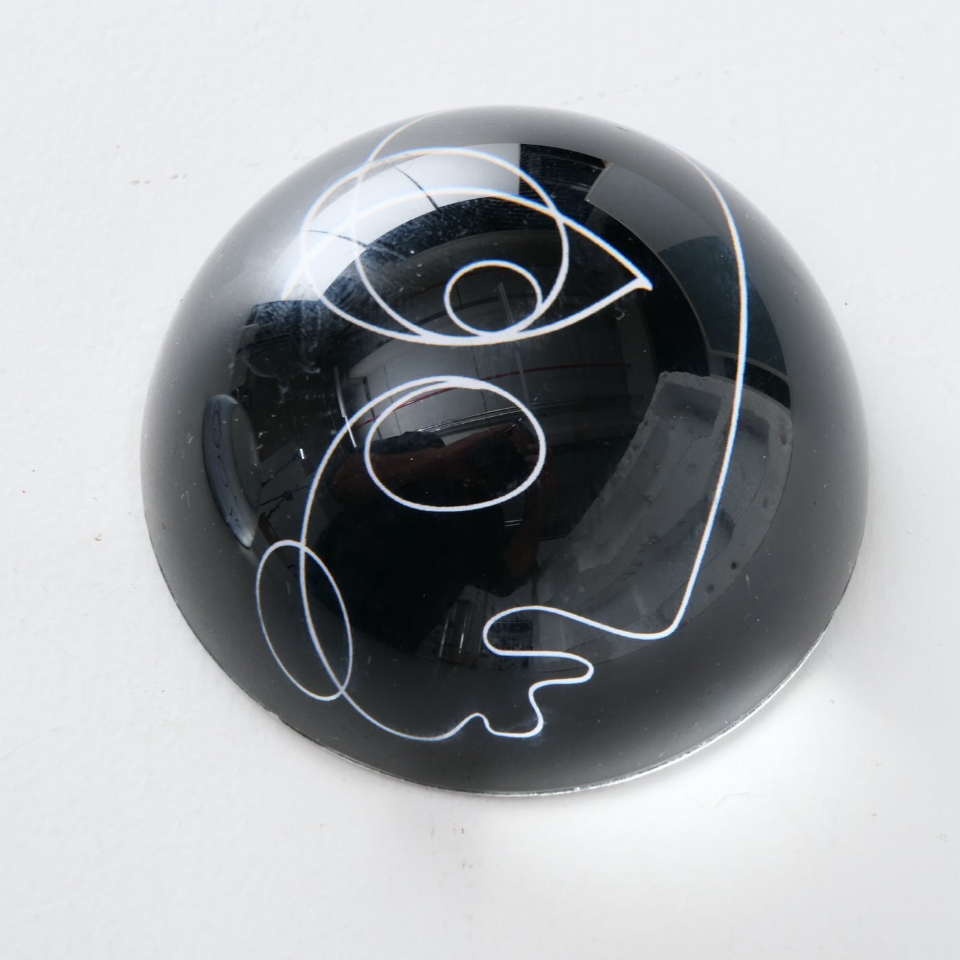 2er Set Briefbeschwerer Pica, schwarz, weiss