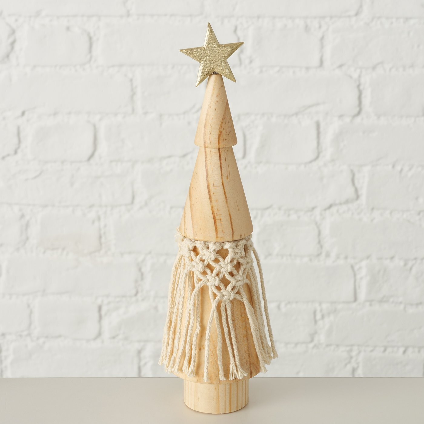 2er Set Dekoaufsteller Bohio, natur 